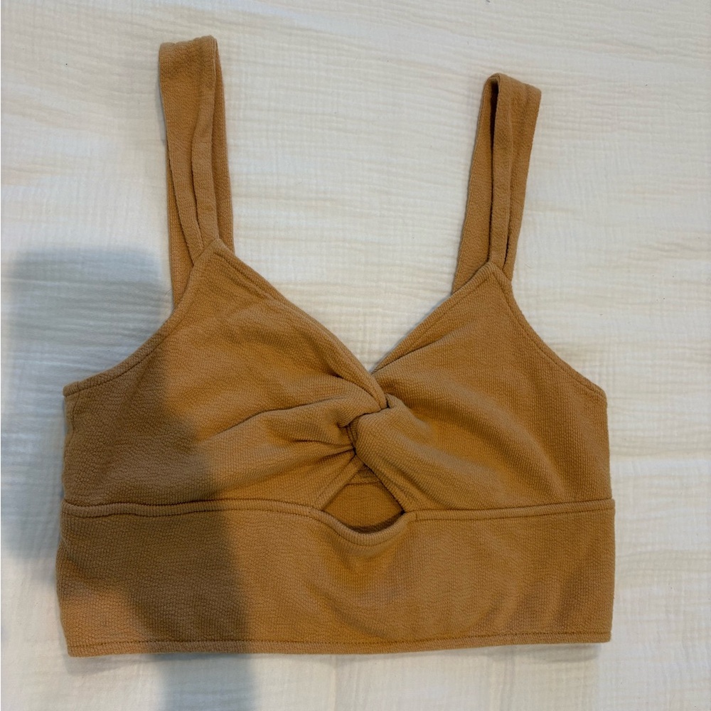 Madewell Tan Crop Top